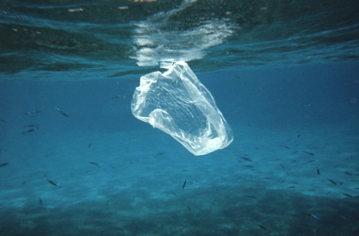 mare inquinato dalla plastica